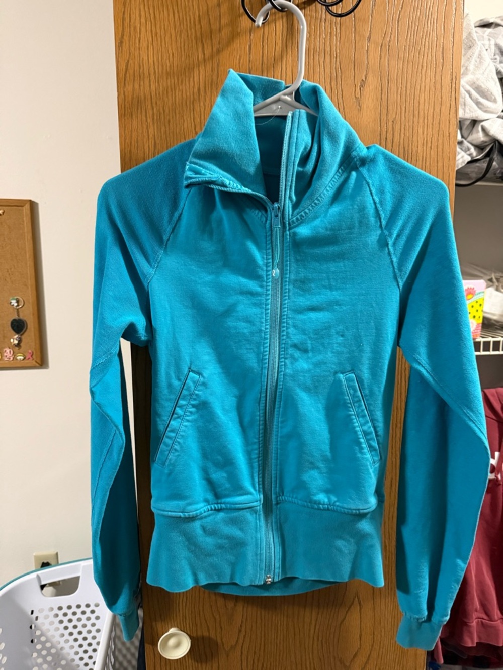 Lululemon Women’s Teal Full-Zip Jacket - Casual Activewear